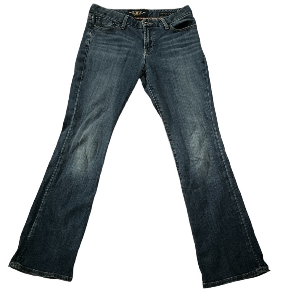 Lucky Brand THE SWEET JEAN BOOT bootleg, five pocket denim jeans, size 8/29 FLAW
